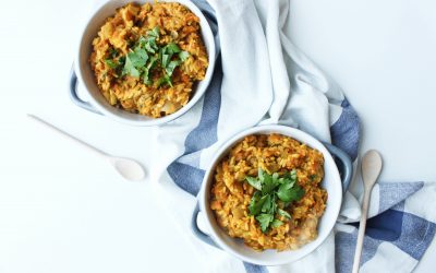 Risotto dyniowe z curry